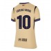 Barcelona Lamine Yamal #10 Bortedrakt Dame 2025-26 Korte ermer